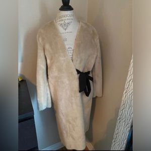 H&M long faux fur coat
